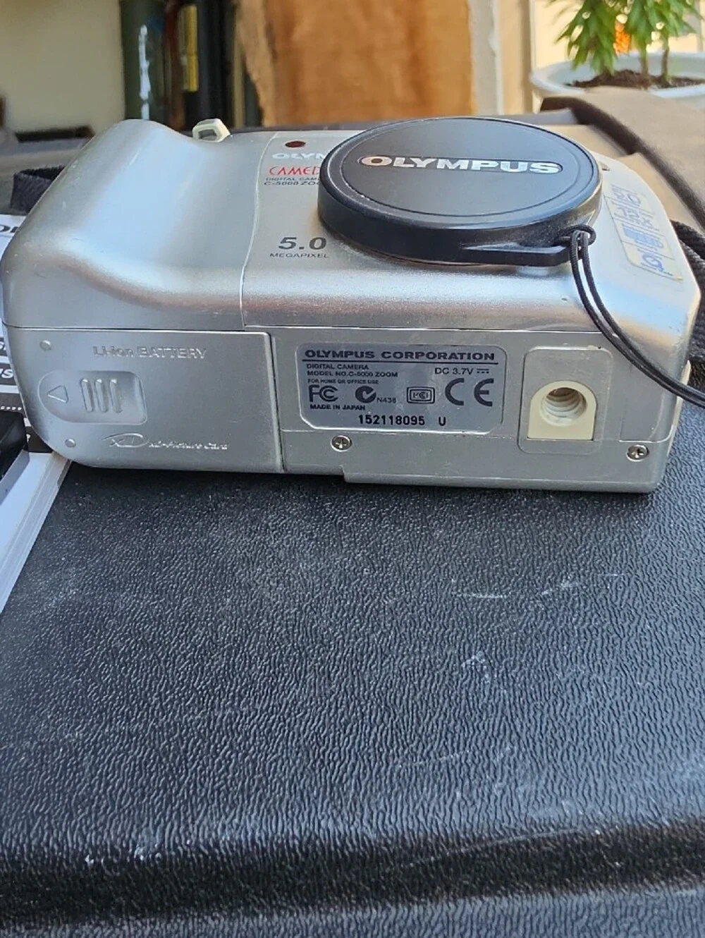 Olympus Silver Point-and-Shoot Digital Camera with Batteries and 256MB Card, 5.0